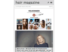Tablet Screenshot of hairmagazine.dk