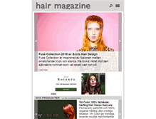 Tablet Screenshot of hairmagazine.se
